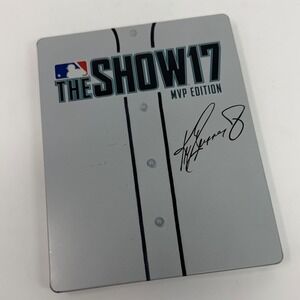 MLB The Show 17 MVP Edition PS4 Sony PlayStation 4 SteelBook Ken Griffey Jr Case